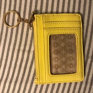 Yellow wallet